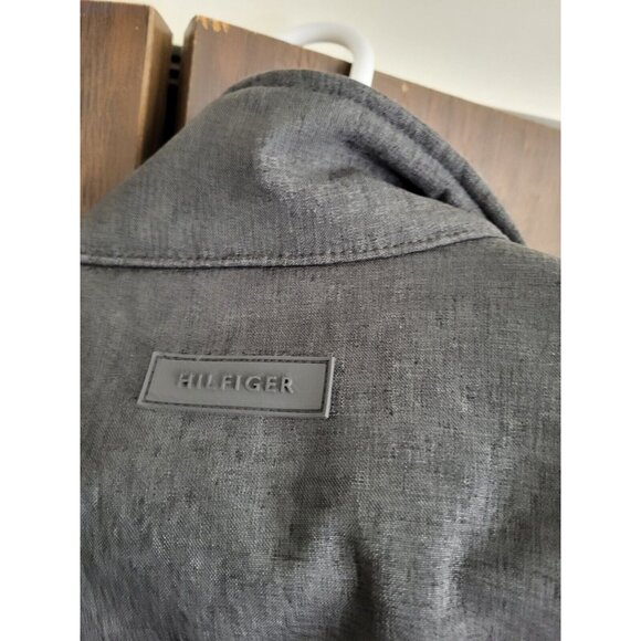 Tommy Hilfiger Gray Jacket Over Coat Full Zip Lined Sz XXL Mens Zip - Picture 14 of 16
